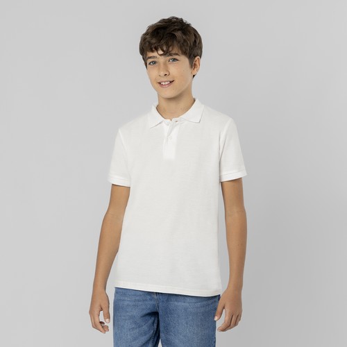 Polo Enfant Blanc Charles Polo Enfant Blanc Charles