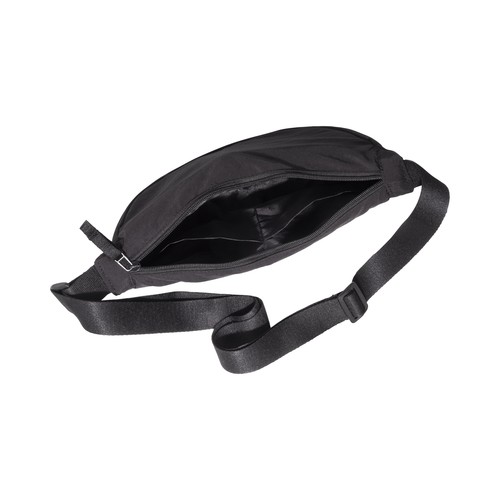 Borsa rotonda in nylon con tracolla regolabile, chiusura con zip Borsa rotonda in nylon con tracolla regolabile, chiusura con zip