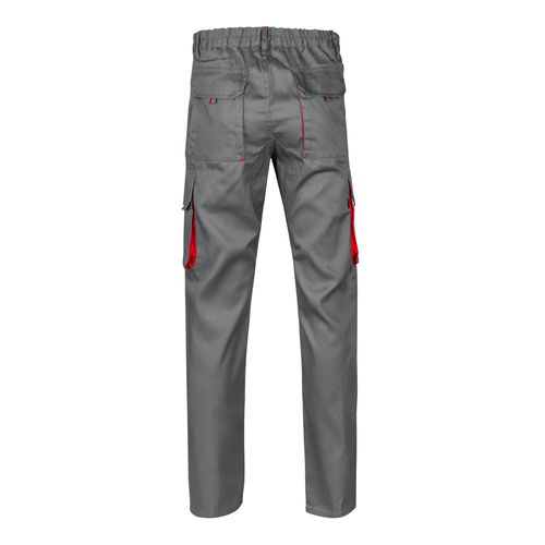 VL HYPNOS. Pantaloni in twill bicolore con diverse tasche (200g/m²), in cotone (35%) e poliestere (65%)