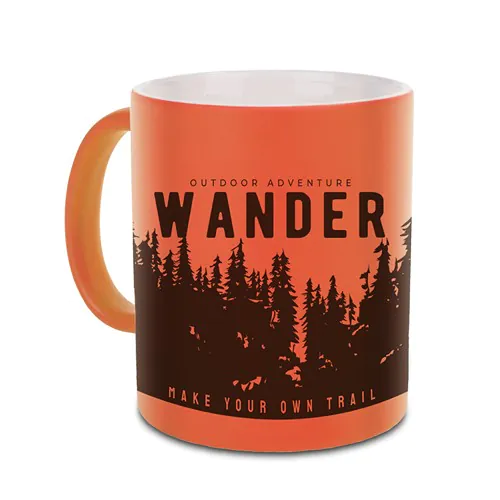 320 ML FLUO COLOR CERAMIC MUG (GRADE A)