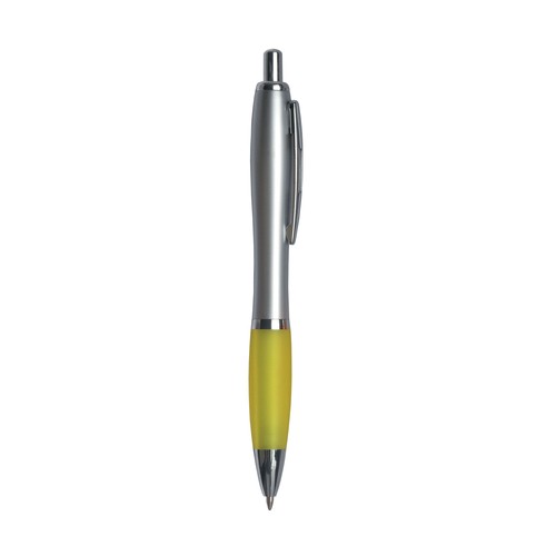 Stylo bille d clic avec f t argent Stylo bille d clic avec f t argent
