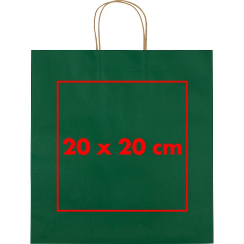 Borsa grande in carta riciclata con due maniglie GUS