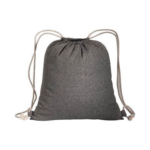 150g/m2 recycled cotton drawstring backpack