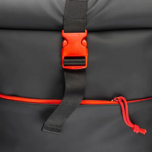 Water resistant soft pu laptop backpack, notebook compartment