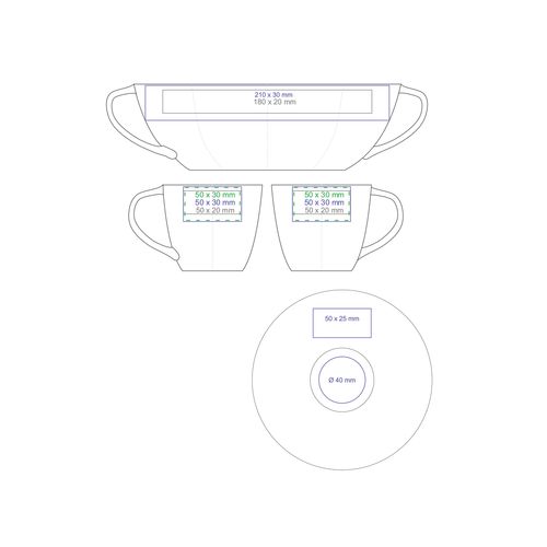 Cup Vision Set 200ml white Cup Vision Set 200ml white