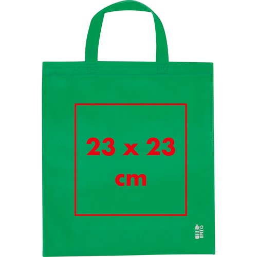 Shopping bag made of recycled non-woven
