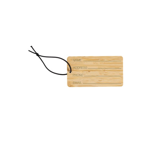 Bamboo luggage tag Bamboo luggage tag