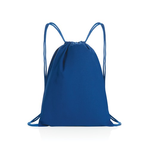Impact AWARE™ recycled cotton drawstring backpack 145g Impact AWARE™ recycled cotton drawstring backpack 145g