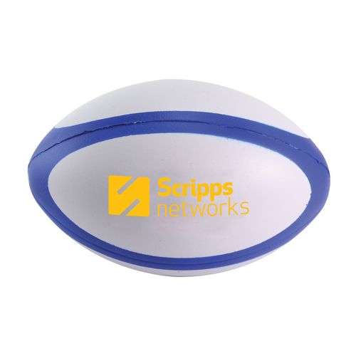 Ballon de rugby bicolore anti-stress * Ballon de rugby bicolore anti-stress *