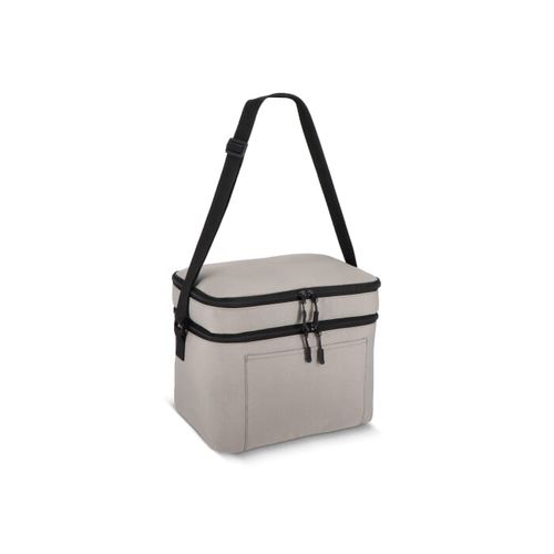 600D gerecycled PET koeltas met twee vakken 30 x 20 x 25 cm 12 L