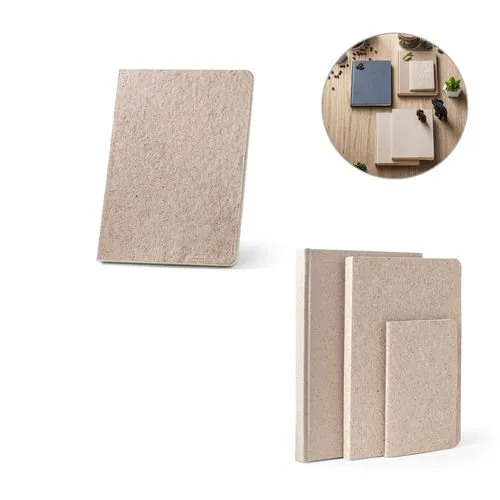 TEAPAD SEMI-RIGID. Bloc-notes A5 avec couverture semi-rigide fabriquée à partir de déchets de feuilles de thé (65%) TEAPAD SEMI-RIGID. Bloc-notes A5 avec couverture semi-rigide fabriquée à partir de déchets de feuilles de thé (65%)