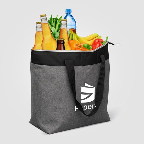 Borsa termica Metropolis in poliestere riciclato 600D per 44 lattine con cerniera - 20L