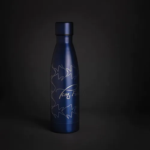 Bouteille iso couleur pleine en acier inoxydable recyclé RCS