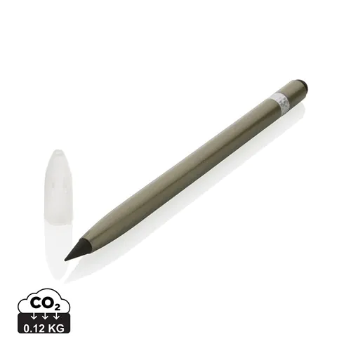 Aluminium inkless pen with eraser Aluminium inkless pen with eraser