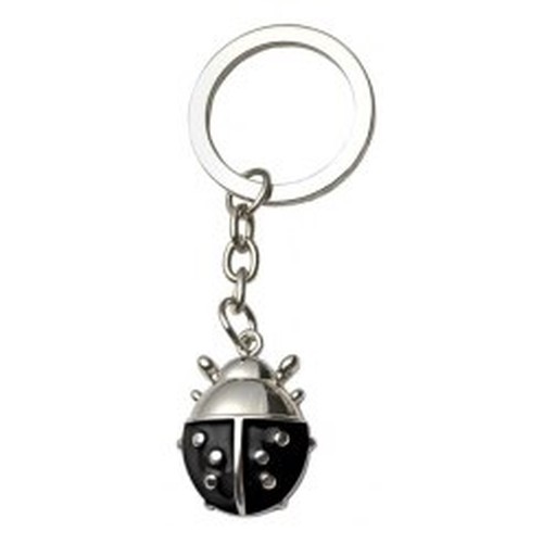 PORTE-CLÉS "COCCINELLE NOIRE"
