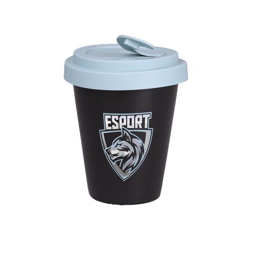 Beker Freedom Small Lock 200ml satijnzwart/eucalyptus Beker Freedom Small Lock 200ml satijnzwart/eucalyptus