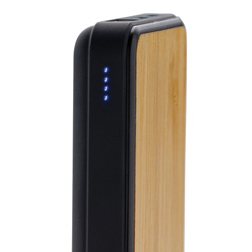 Batterie de secours 5000mAh en plastique recyclé et RCS Batterie de secours 5000mAh en plastique recyclé et RCS