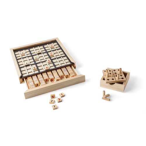 Grenenhouten mini Sudoku set Kenza Grenenhouten mini Sudoku set Kenza
