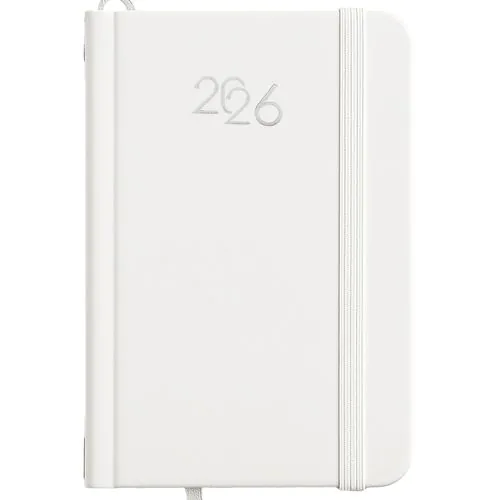 Agenda journalier 2026, couverture rigide en carton laminé Agenda journalier 2026, couverture rigide en carton laminé