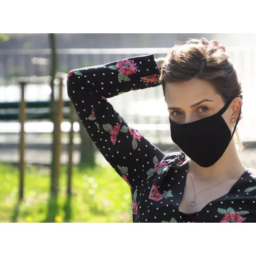 MARS PRO cotton mask (size L) with pocket and HEPA filter