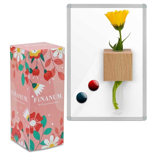 Mini-vase magnet - Easter - with digital printing