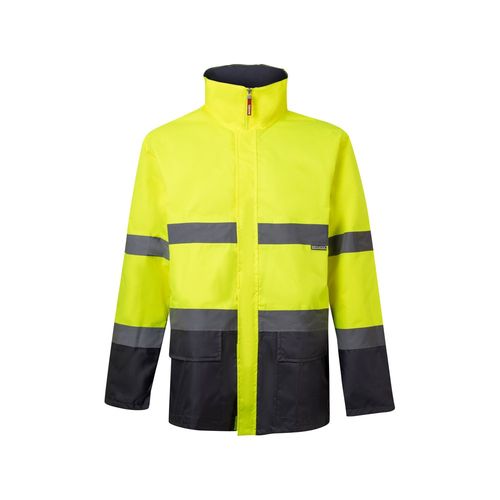 VL THEMIS LARGE. Parka bicolore (190g/m²), in poliestere (100%), con rivestimento in PU
