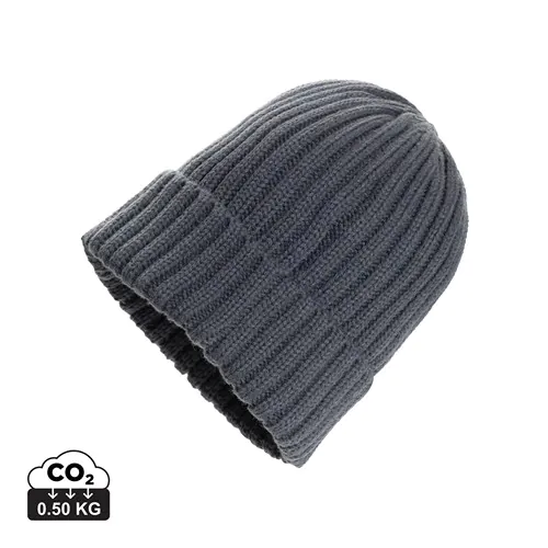 Bonnet à double côte et revers AWARE™ Polylana® Kennedi