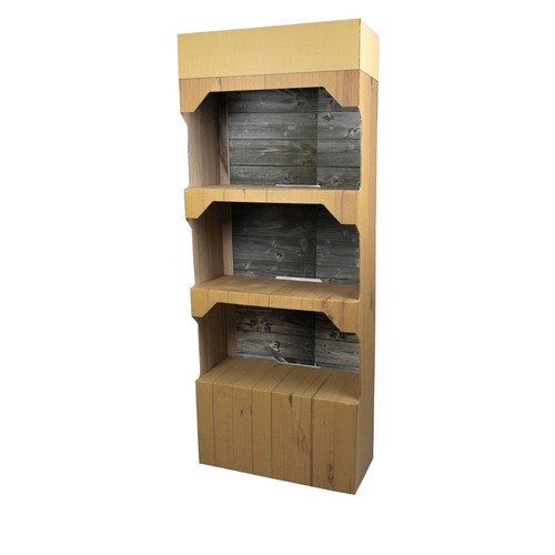 CUSTOMIZABLE CARDBOARD DISPLAY