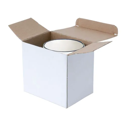 White grade A ceramic mug with coloured handle and edge, For dishwashers White grade A ceramic mug with coloured handle and edge, For dishwashers