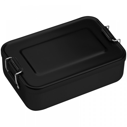 Aluminum lunch box with closure Aluminum lunch box with closure