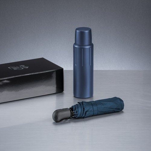 SCANDIC SET: VACUUM THERMOS & AUTOMATIC UMBRELLA