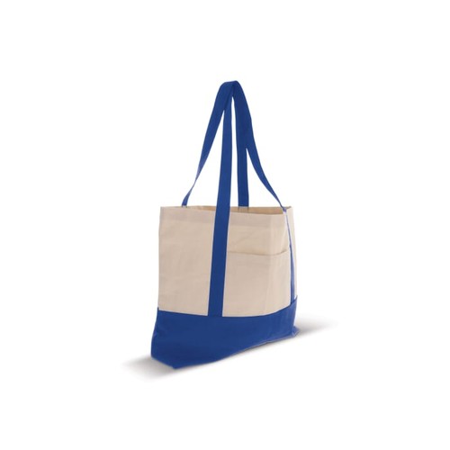 Beach bag cotton canvas OEKO-TEX® 280g/m² 42x10x30cm