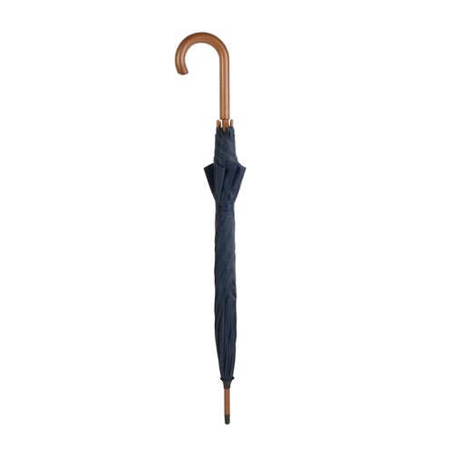 Automatic umbrella with wood shaft, ferrule and handle Automatic umbrella with wood shaft, ferrule and handle