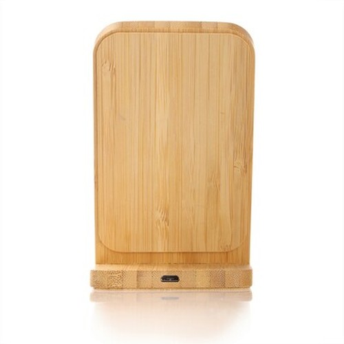 Bamboo wireless charger 10W B'RIGHT, phone stand | Wilder