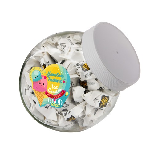 Medium glass jar 0,9 liter