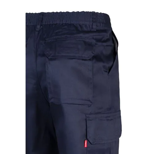 VL MABON. Pantalon sergé, multipoches (200g/m²), en coton (35%) et polyester (65%)