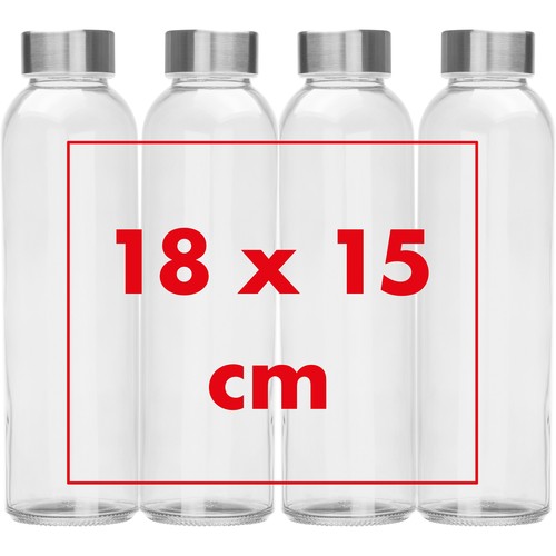 Borraccia colorata con tappo grigio