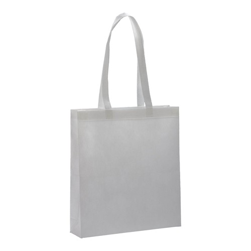 80 g/ m2 R-pet heat-sealed shopping bag with gusset