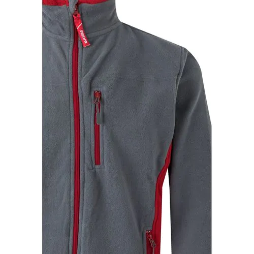 VL GERAS. Tweekleurig fleecejack (220g/m²) van polyester (100%)