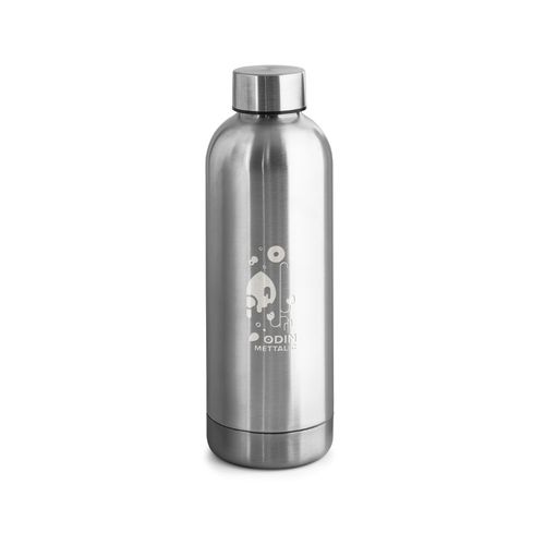 ODIN METTALIC. Bouteille en acier inoxydable recyclé à 90% 550 mL ODIN METTALIC. Bouteille en acier inoxydable recyclé à 90% 550 mL
