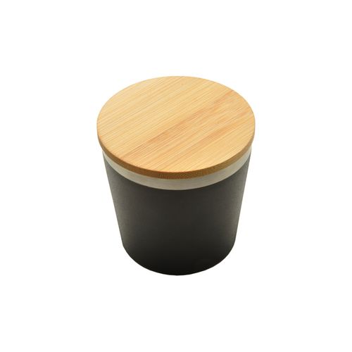 Doppelwandiger Edelstahlbecher 'Nagano' mit Bambusdeckel (M) Doppelwandiger Edelstahlbecher 'Nagano' mit Bambusdeckel (M)
