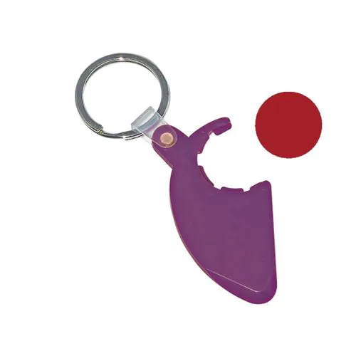 KEY-RING TOKEN HOLDER WITH SCRATCHCARD SCRAPER KEY-RING TOKEN HOLDER WITH SCRATCHCARD SCRAPER