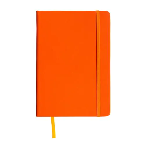 PU notebook with coloured elastic, squared sheets (80 pages), satin bookmark PU notebook with coloured elastic, squared sheets (80 pages), satin bookmark