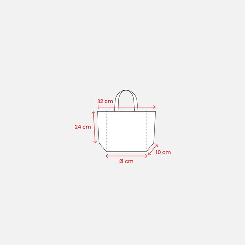 120 g/m2 cotton shopping bag, short handles and bottom gusset 120 g/m2 cotton shopping bag, short handles and bottom gusset