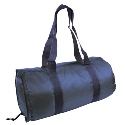 210D polyester cylindrical foldable sports bag