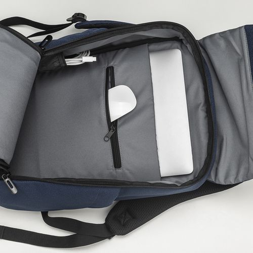 Laptop backpack (15) in recycled 600D jacquard polyester (R-PET inner lining) Laptop backpack (15) in recycled 600D jacquard polyester (R-PET inner lining)