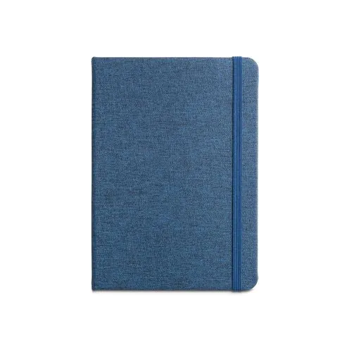 BOYD. A5 notebook in recycled polyester (100% rPET) with lined sheets