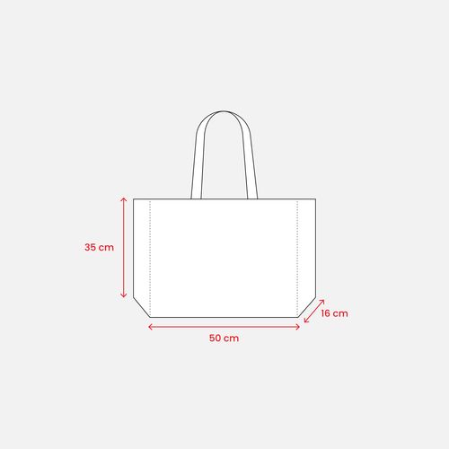 100 g/m2 recycled PET (TNT R-PET) heat-sealed shopper bag 100 g/m2 recycled PET (TNT R-PET) heat-sealed shopper bag