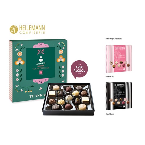 Heilemann Mini Pralinés im Schuber, Heilemann Mini Pralinés
