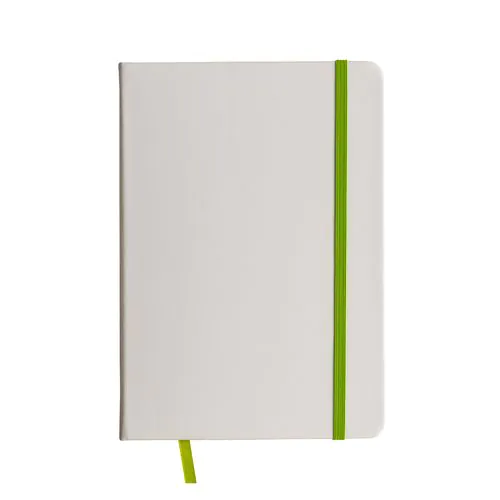 Bloc note avec élastique et feuille de papier à ligne Bloc note avec élastique et feuille de papier à ligne
